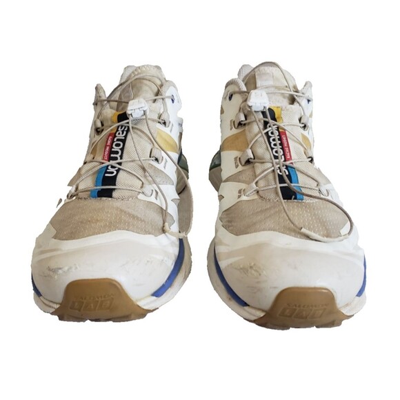 Salomon XT-6 Vanilla Ice Granite Green Size Men's Size 10.5 Hiking Shoes - Picture 3 of 11